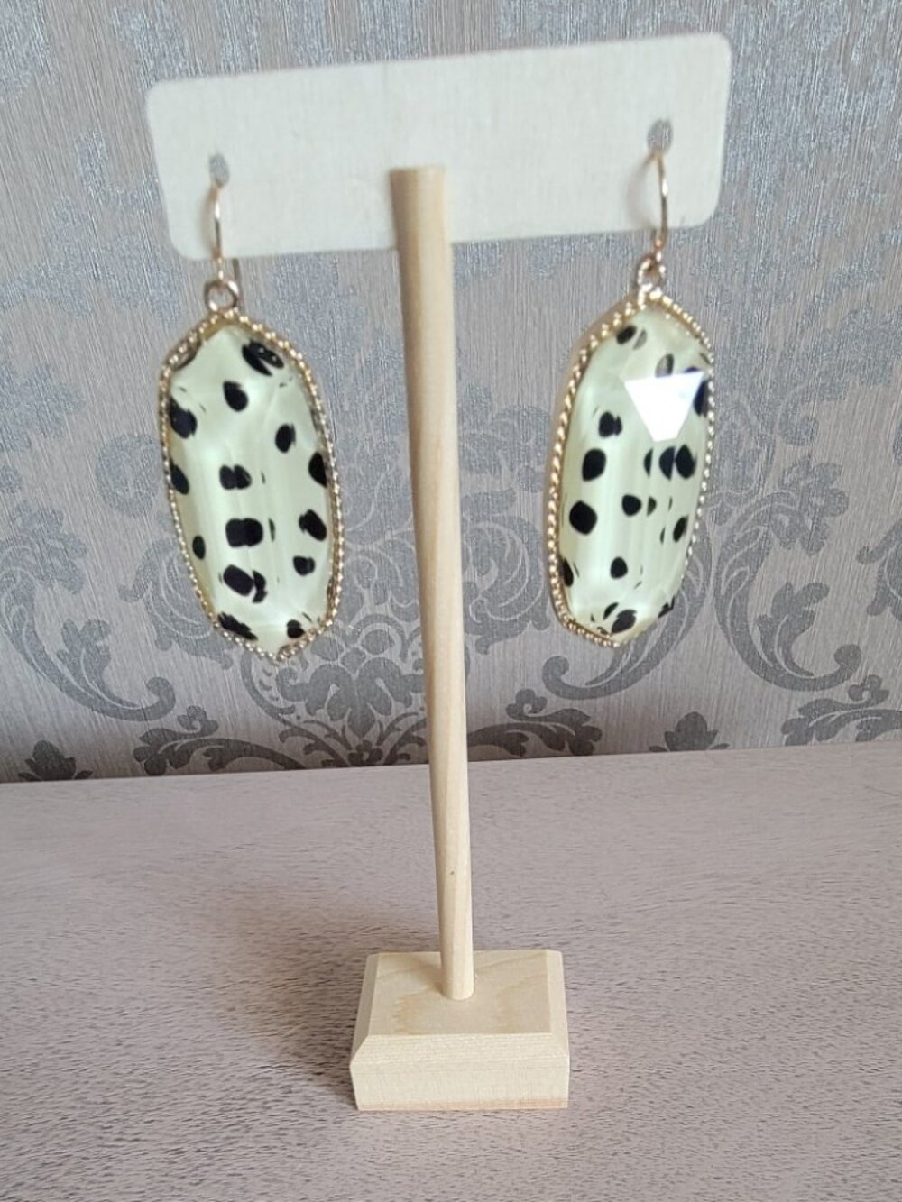 Mia Dalmatian Earrings
